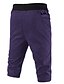 abordables Pantalons &amp; Shorts Homme-sport Décontracté Coton Large Short Pantalon - Couleur Pleine Violet Rouge Vert / Eté