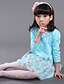 economico Abiti per bambine-ragazze&#039; Manica a 3/4 Floreale Grafica stampata in 3D Vestitini Florale Cotone Vestito Autunno Casual / quotidiano