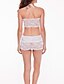 cheap Sexy Lingerie-Women&#039;s Cut Out / Mesh Plus Size Erotic Lace Lingerie Nightwear - Lace Jacquard White Black M L XL / Halter Neck