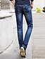 cheap Men&#039;s Pants-Men&#039;s Solid Casual Suits,Cotton Blue CY302