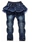 cheap Girls&#039; Pants &amp; Leggings-Girls&#039; Pants Jeans Patchwork Lace Cotton Casual Daily 3-6 Y 3D Printed Graphic