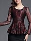 cheap Women&#039;s Blouses &amp; Shirts-Women&#039;s Going out / Daily Vintage Fall Blouse
