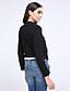 voordelige Damesjacks-Dames Blazer Effen Basic Lange mouw jas Lente &amp; Herfst Dagelijks Kort Jacks Wit / Opstaand / Werk / Katoen