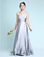 cheap Junior Bridesmaid Dresses-A-Line Floor Length One Shoulder Chiffon Satin Junior Bridesmaid Dresses&amp;Gowns With Ruched Kids Wedding Guest Dress 4-16 Year
