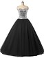 cheap Special Occasion Dresses-Ball Gown Sweetheart Neckline Floor Length Tulle Sparkle &amp; Shine Formal Evening Dress 2020 with Sequin / Crystals