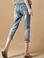 cheap Women&#039;s Pants-Women&#039;s Simple Cotton Jeans Pants - Solid Colored Blue