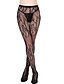 economico Calzini e calzetteria-Women&#039;s Thin Pantyhose - Jacquard Black One-Size