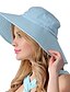 billige Bryllupshodeplagg-Dame Fritid Solhatt Polyester Sommer Beige Blå Rosa