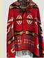 cheap Women&#039;s Shawls &amp; Wraps-Women&#039;s Vintage Rectangle - Jacquard / Coffee / Yellow / Red / Blue / Purple