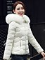cheap Women&#039;s Puffer&amp;Parka-Women&#039;s Regular Padded Coat,Simple Cute Casual/Daily Solid-Cotton Polypropylene Long Sleeve Hooded