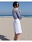 cheap Women&#039;s Skirts-Women&#039;s Solid White Skirts,Simple Above Knee