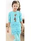 cheap Sets-Girls&#039; 3D Print Clothing Set Long Sleeve Spring Fall Cartoon Lace Cotton 6-12 Y Casual Daily