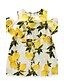 cheap Dresses-Girls&#039; Half Sleeve Floral 3D Printed Graphic Dresses Cotton Dress Summer Casual Daily