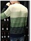 cheap Men&#039;s Sweaters &amp; Cardigans-Men&#039;s Casual / Work Pullover,Polyester Long Sleeve Blue / Green / Red