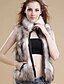 billige Frakker og trenchcoats til kvinder-Women&#039;s Daily Plus Size / Street chic Fur Coat