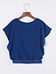 cheap Women&#039;s Blouses &amp; Shirts-Women&#039;s Plus Size Butterfly Sleeves Cotton Blouse - Solid Colored / Summer