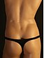 cheap Men&#039;s Exotic Underwear-Men&#039;s Briefs Underwear Solid Colored Low Waist White Black Gray M L XL
