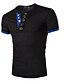 cheap Men&#039;s Tees &amp; Tank Tops-Men&#039;s Solid Colored T-shirt Daily Sports White / Black / Navy Blue / Dark Gray / Light gray / Summer / Short Sleeve