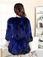 cheap Women&#039;s Coats &amp; Trench Coats-Fur Coat Long Wine Black Purple S M L