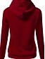 cheap Women&#039;s Hoodies &amp; Sweatshirts-Women&#039;s Daily / Sports Casual / Active Regular HoodiesLetter V Neck Long SleeveCotton / Acrylic 916403