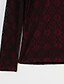 cheap Women&#039;s Blouses &amp; Shirts-Women&#039;s Plus Size Solid Colored Lace Blouse Work Stand White / Black / Red / Beige