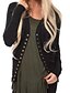 voordelige Damestruien-Dames Informeel / Street chic Lange mouw Vest Effen / Lente / Herfst