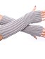 billige Handsker til kvinder-Damer Vintage Sødt Fest Kontor Afslappet Albuelængde Halv Finger,Akryl Efterår Vinter Solid