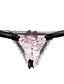 billige Sexet lingeri-patchwork g-strenge med blonder til kvinder&amp;amp; thongs trusser mid talje sexet bomuld lilla one-size jul