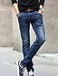 abordables Pantalons &amp; Shorts Homme-Homme Jeans Pantalon Couleur Pleine