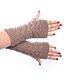 cheap Women&#039;s Gloves-Women&#039;s Party / Work Wrist Length Half Finger Gloves - Solid Colored