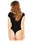 cheap Plus Size Tops-Women&#039;s Beach Black Wine White Romper Onesie, Solid Colored S M L Short Sleeve Summer