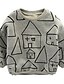 billige Hættetrøjer og sweatshirts-Unisex Hættetrøje og sweatshirt Afslappet/Hverdag Geometrisk,Bomuld Vinter Langærmet