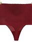 cheap Panties-Women&#039;s G-strings &amp; Thongs Panties Solid Colored High Waist Wine Blue Black S M L