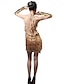 ieftine Ținute Dans Latin-performanță paiete polistiren aur rochii de dans latino femei