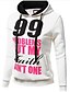 cheap Women&#039;s Hoodies &amp; Sweatshirts-Women&#039;s Daily / Sports Casual / Active Regular HoodiesLetter V Neck Long SleeveCotton / Acrylic 916403
