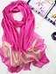 cheap Women&#039;s Scarves-Women&#039;s Silk / Cotton Rectangle Scarf - Solid Colored / Spring / Fall