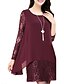 cheap Plus Size Dresses-Women&#039;s Simple Cotton Loose Dress - Solid Colored Mini / Lace