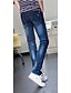 baratos Calças &amp; Calções para Homem-Homens Algodão Jeans Calças - Sólido
