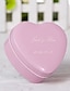 abordables Boîtes de bonbons de mariage-24 Pièce / Set Titulaire de Faveur-Forme de Coeur Métal Boîtes à cadeaux Personnalisé