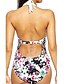 cheap Women&#039;s Swimwear &amp; Bikinis-Womens Sexy Multi Ties Floral One Piece Swimwear
