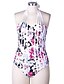 cheap Women&#039;s Swimwear &amp; Bikinis-Womens Sexy Multi Ties Floral One Piece Swimwear