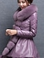 cheap Sherpa Jackets-Women&#039;s Fur Coat Teddy Coat Sherpa jacket Fleece Jacket Daily Fall Winter Long Coat Jacket Long Sleeve Solid Colored White Black Purple