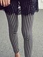 abordables Leggings-Mujer Estampado Legging Floral Negro