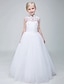 cheap Flower Girl Dresses-Ball Gown Ankle Length Flower Girl Dress Wedding Cute Prom Dress Tulle with Beading Fit 3-16 Years