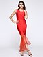 cheap Women&#039;s Dresses-Women&#039;s Ruffle Party Asymmetrical Trumpet / Mermaid Dress - Solid Colored Ruffle Mesh Summer Black M L XL