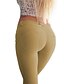 ieftine Leggings-Pentru femei Bumbac Culori Mate Sport Legging Negru Rosu Kaki S M L