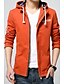 cheap Men&#039;s Jackets-Men&#039;s Long Sleeve Casual / Work / Formal JacketCotton / Spandex Solid Black / Blue / Brown / Red