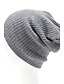 voordelige Herenaccessoires-Unisex Vintage Werk Informeel Gebreid,Effen Beanie / Slouchy-Herfst Winter Zwart Wit Groen