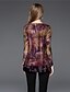 cheap Women&#039;s Blouses &amp; Shirts-BOMOVO Women&#039;s Round Neck Long Sleeve T Shirt Purple-B16QB16