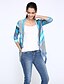 cheap Women&#039;s Outerwear-Women&#039;s Solid Color Formal Style Tops Cotton Classic &amp; Timeless Red Blue
